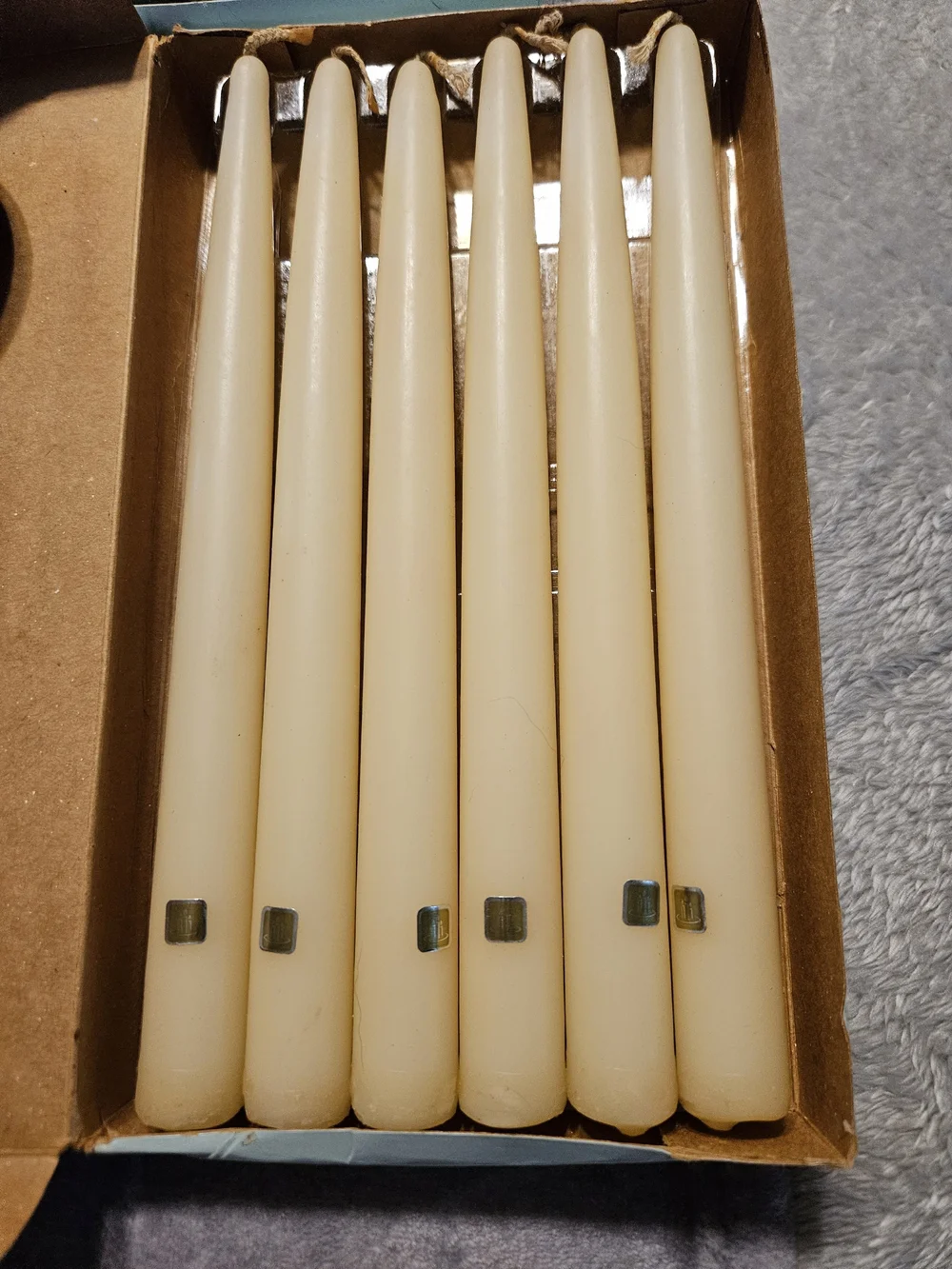 PartyLite Dark Green & Ivory Tapers, Rose Sphere Candles & Oxford Taper Holders - Picture 9 of 10